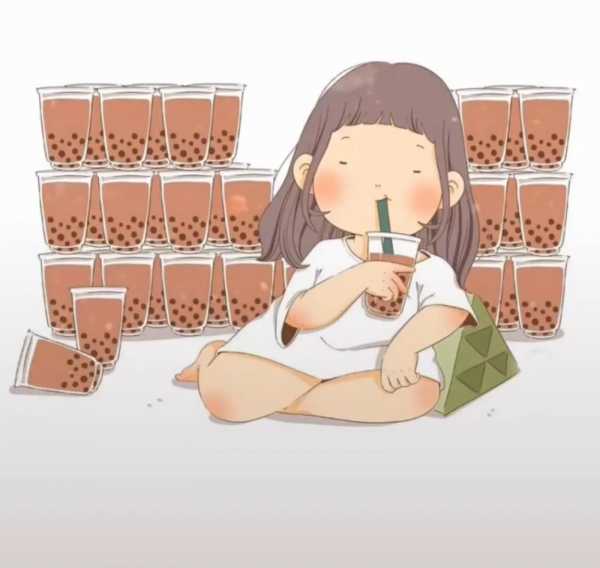 喝奶茶文案发朋友圈句子（喝奶茶的文案朋友圈搞笑）