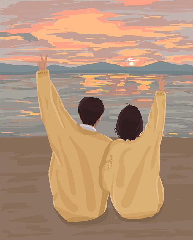 发朋友圈夕阳唯美短句浪漫（看日落夕阳很美的句子）